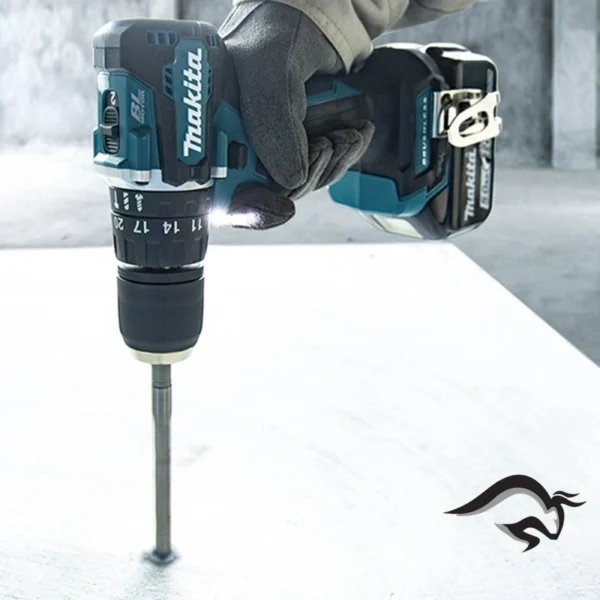 DHP487SYX2-2.webp Taladro Percutor 1/2" 18V LXT BL 40Nm 2 Bat 1.5 Ah Makita DHP487SYX2
