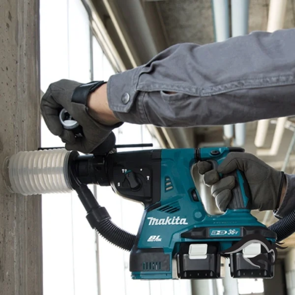 DHR280PT2J-3.webp Rotomartillo Sds-Plus 36V LXT (18Vx2) BL 2.8J 2 Bat (18V) 5.0 Ah Makita DHR280PT2J