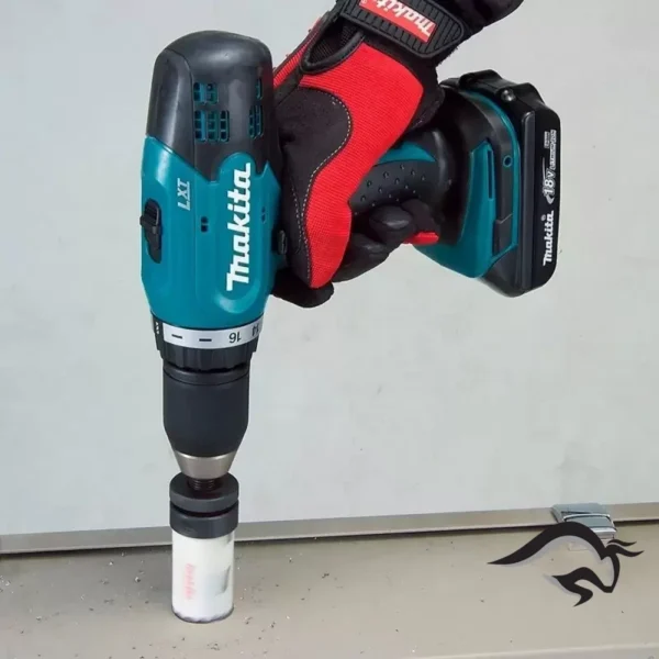 DLX2336SYX-3.webp Taladro Percutor 1/2" + Atornillador Impacto 1/4" 18V LXT 2 Bat y Carg Makita DLX2336SYX