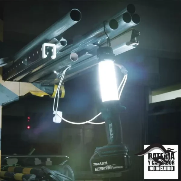 DML806-2.webp Linterna de Trabajo 18V LXT 21 Led 360º 620Lm (Sin Bateria/Sin Cargador) Makita DML806