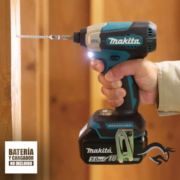 DTD157Z-3.webp Atornillador de Impacto 1/4" Hex 18V LXT BL 140 Nm Baretool Makita DTD157Z