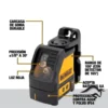 DW088K-7.webp Nivel Láser de Líneas Rojas 20 Metros Dewalt DW088K