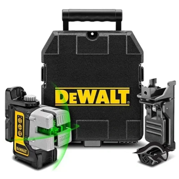 Nivel Láser de 3 Líneas Luz Verde 20 Mts Dewalt DW089CG