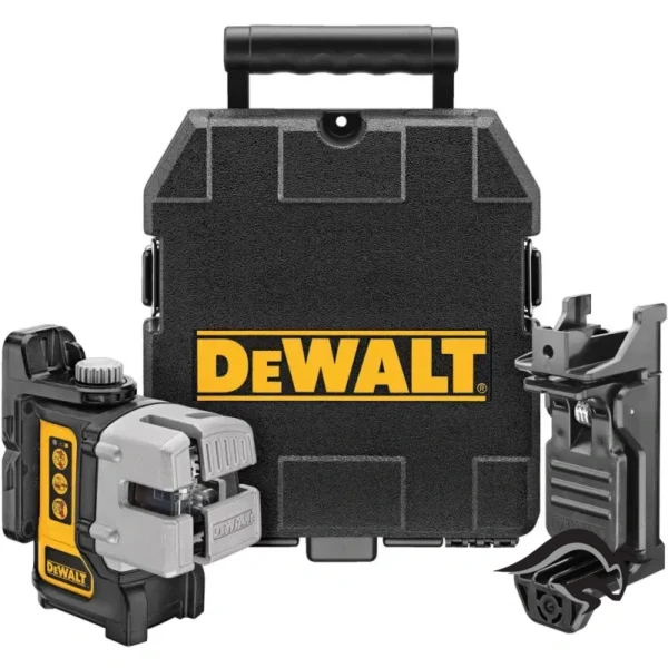 Nivel Láser de 3 Líneas Luz Roja 30 Mts Dewalt DW089K