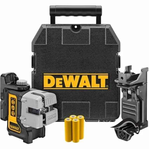 Nivel Láser de 3 Líneas Luz Roja 30 Mts Dewalt DW089K