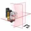 Nivel Láser de 3 Líneas Luz Roja 30 Mts Dewalt DW089K