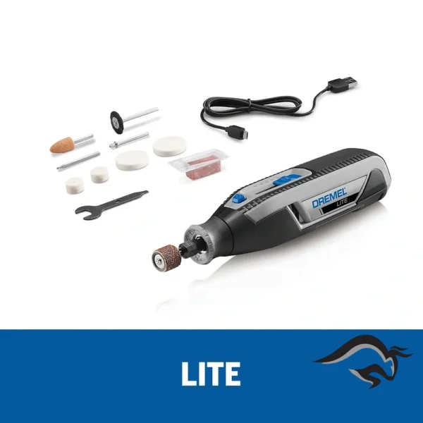 F013.776.0AW-000-1.webp Minitorno Multipropósito Inalámbrico 4V Lite 7760 + 10 Accs Dremel F013.776.0AW-000