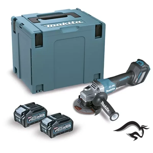 GA028GM201-1.webp Amoladora Angular 4 1/2" 40V XGT BL Inc 2 Bat + Carg + Makpac Makita GA028GM201