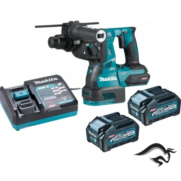 HR001GM102-1.webp Rotomartillo Sds-Plus 40V XGT BL 2.8J 2 Bat 4.0 Ah Makita HR001GM102