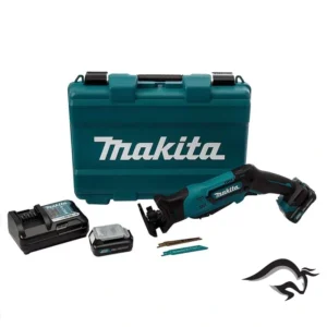 JR103DWAX6-1.webp Sierra sable (reciproca) 12V 0 - 3300 SPM 13mm carrera CXT 2 Bat 2.0Ah + Acc Makita JR103DWAX6