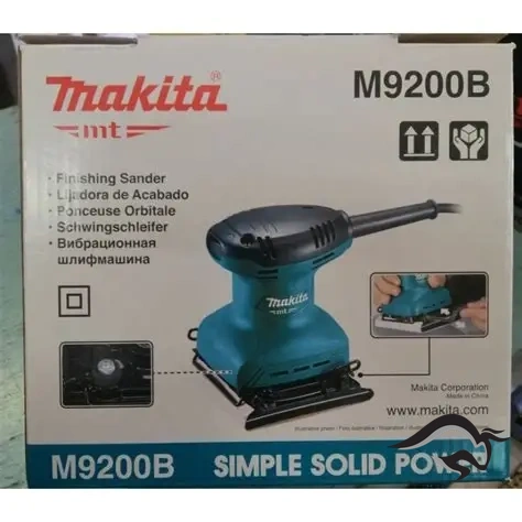 M9200B-3.webp Lijadora Orbital 1/4 (114 x 140 mm) 180W Makita MT M9200B