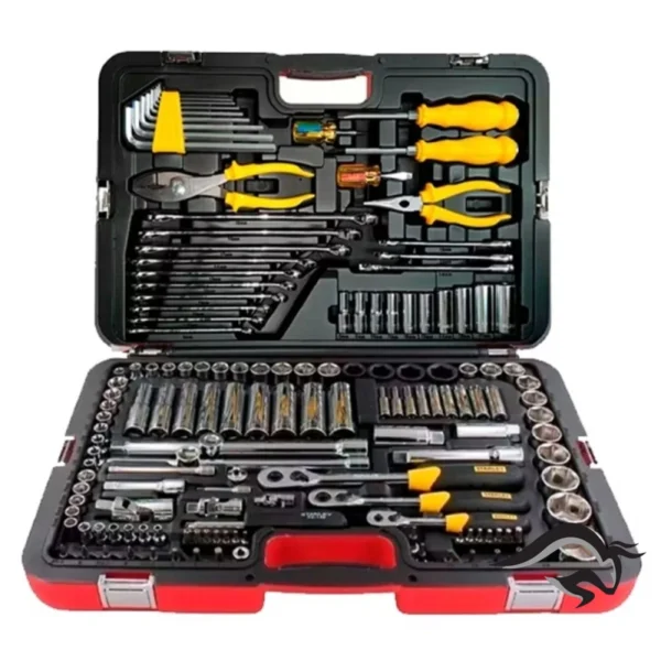 R99-150LA-1.webp Juego de Herramientas Racing 1/4", 3/8" y 1/2" 150 Piezas Stanley R99-150LA