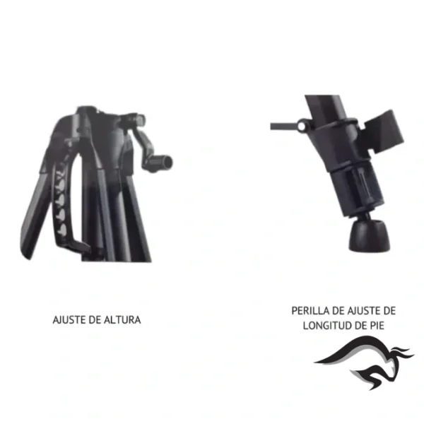 RAT65001-3.webp Tripode de Aluminio Rankor para niveles con encastre Universar 1/4"