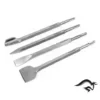 RCS910401-2.webp Set de Cinceles Rankor x4Pzs /Punta Plano Ancho Surco/ RCS910401