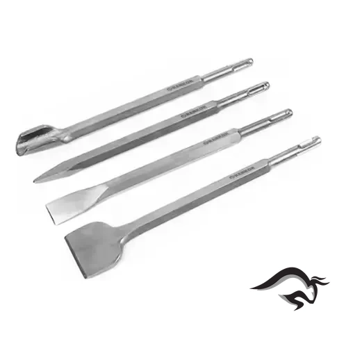 RCS910401-2.webp Set de Cinceles Rankor x4Pzs /Punta Plano Ancho Surco/ RCS910401
