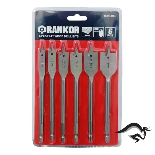 RDB910601-1.webp Set de Brocas Paleta Para Madera x6Pzs RDB910601 Rankor Encastre 1/4 Hex.