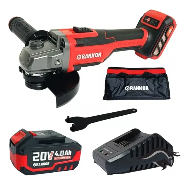 RLAG20001-1.webp Esmeril Angular de 5" 20V con 3 Velocidades Rankor Brushless