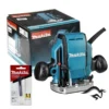 RP0900X3-1.webp Ruteadora 3/8" - 1/4" 900W 35 mm + Fresa Recta Makita RP0900X3