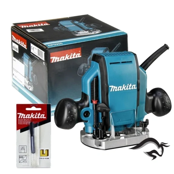 RP0900X3-1.webp Ruteadora 3/8" - 1/4" 900W 35 mm + Fresa Recta Makita RP0900X3