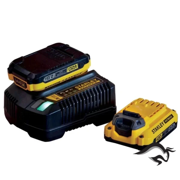 SC200-B2-2.webp Cargador de Batería Ion de Litio 20V Fatmax Stanley SC200-B2