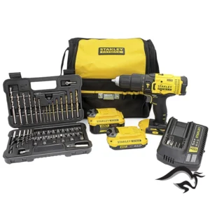 SCD711DMSA-B2-1.webp Taladro Percutor 1/2" 20V Inc 2 Bat y Carg + 50 pz + Bolso Stanley SCD711DMSA-B2