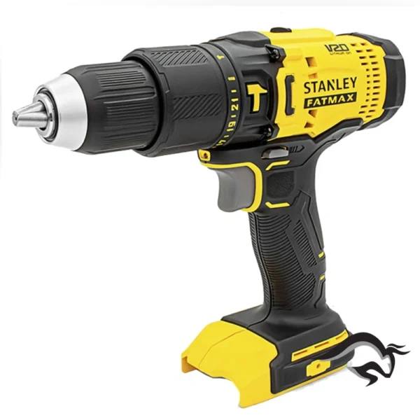 SCD711DMSA-B2-2.webp Taladro Percutor 1/2" 20V Inc 2 Bat y Carg + 50 pz + Bolso Stanley SCD711DMSA-B2