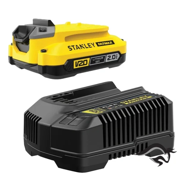SCS220D1S-B2-3.webp Lijadora Excéntrica 5" 20V Fatmax 1 Bat 2.0 Ah Stanley SCS220D1S-B2