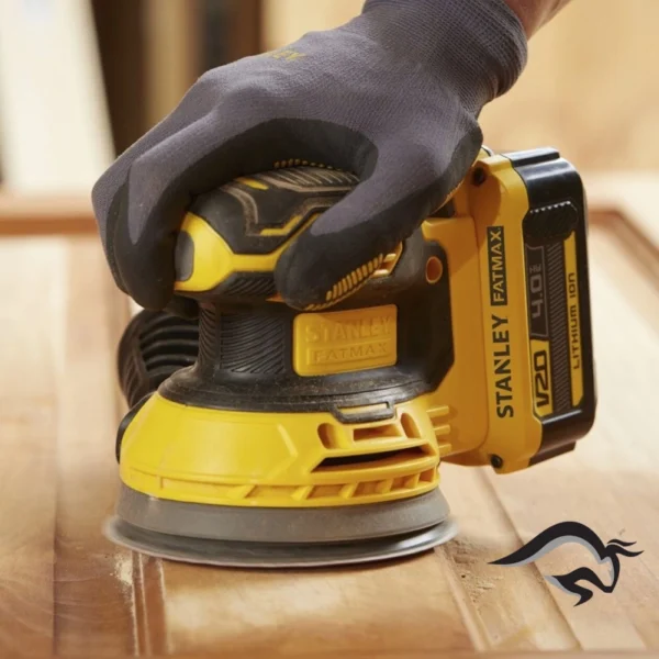 SCS220D1S-B2-7.webp Lijadora Excéntrica 5" 20V Fatmax 1 Bat 2.0 Ah Stanley SCS220D1S-B2