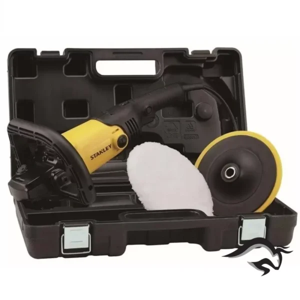 SP137K-B2-4.webp Pulidora de 7" 1300 W 3000 Rpm con Maleta Plástica Stanley SP137K-B2
